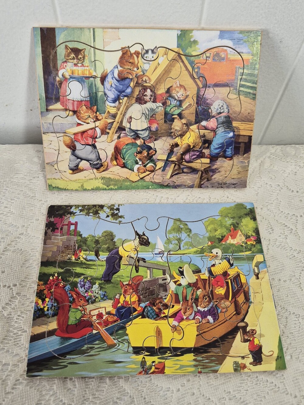 2 Vintage Puzzles